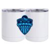 10 oz. White Stainless Steel Short Tumbler Thumbnail