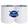 10 oz. White Stainless Steel Short Tumbler Thumbnail