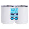 10 oz. White Stainless Steel Short Tumbler Thumbnail