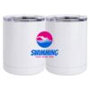 10 oz. White Stainless Steel Short Tumbler Thumbnail