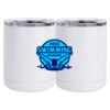 10 oz. White Stainless Steel Short Tumbler Thumbnail