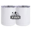 10 oz. White Stainless Steel Short Tumbler Thumbnail