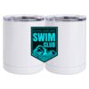 10 oz. White Stainless Steel Short Tumbler Thumbnail