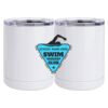10 oz. White Stainless Steel Short Tumbler Thumbnail