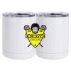 10 oz. White Stainless Steel Short Tumbler Thumbnail