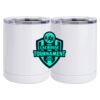 10 oz. White Stainless Steel Short Tumbler Thumbnail