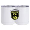 10 oz. White Stainless Steel Short Tumbler Thumbnail