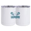 10 oz. White Stainless Steel Short Tumbler Thumbnail