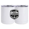 10 oz. White Stainless Steel Short Tumbler Thumbnail