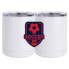 10 oz. White Stainless Steel Short Tumbler Thumbnail