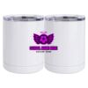 10 oz. White Stainless Steel Short Tumbler Thumbnail