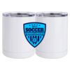 10 oz. White Stainless Steel Short Tumbler Thumbnail