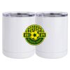 10 oz. White Stainless Steel Short Tumbler Thumbnail