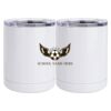 10 oz. White Stainless Steel Short Tumbler Thumbnail