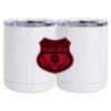 10 oz. White Stainless Steel Short Tumbler Thumbnail