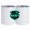 10 oz. White Stainless Steel Short Tumbler Thumbnail