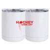 10 oz. White Stainless Steel Short Tumbler Thumbnail