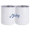 10 oz. White Stainless Steel Short Tumbler Thumbnail