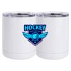 10 oz. White Stainless Steel Short Tumbler Thumbnail