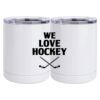 10 oz. White Stainless Steel Short Tumbler Thumbnail