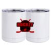 10 oz. White Stainless Steel Short Tumbler Thumbnail