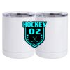 10 oz. White Stainless Steel Short Tumbler Thumbnail