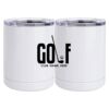 10 oz. White Stainless Steel Short Tumbler Thumbnail