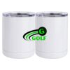 10 oz. White Stainless Steel Short Tumbler Thumbnail