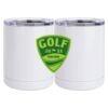 10 oz. White Stainless Steel Short Tumbler Thumbnail