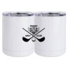 10 oz. White Stainless Steel Short Tumbler Thumbnail