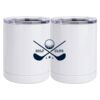 10 oz. White Stainless Steel Short Tumbler Thumbnail