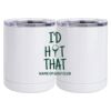 10 oz. White Stainless Steel Short Tumbler Thumbnail