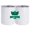 10 oz. White Stainless Steel Short Tumbler Thumbnail