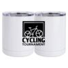 10 oz. White Stainless Steel Short Tumbler Thumbnail