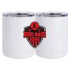 10 oz. White Stainless Steel Short Tumbler Thumbnail