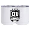 10 oz. White Stainless Steel Short Tumbler Thumbnail