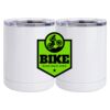 10 oz. White Stainless Steel Short Tumbler Thumbnail