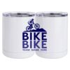 10 oz. White Stainless Steel Short Tumbler Thumbnail