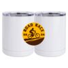 10 oz. White Stainless Steel Short Tumbler Thumbnail