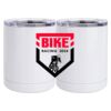 10 oz. White Stainless Steel Short Tumbler Thumbnail