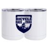 10 oz. White Stainless Steel Short Tumbler Thumbnail