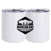 10 oz. White Stainless Steel Short Tumbler Thumbnail