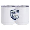 10 oz. White Stainless Steel Short Tumbler Thumbnail