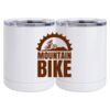 10 oz. White Stainless Steel Short Tumbler Thumbnail
