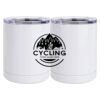 10 oz. White Stainless Steel Short Tumbler Thumbnail