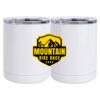 10 oz. White Stainless Steel Short Tumbler Thumbnail