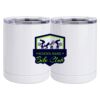 10 oz. White Stainless Steel Short Tumbler Thumbnail
