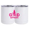 10 oz. White Stainless Steel Short Tumbler Thumbnail