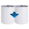 10 oz. White Stainless Steel Short Tumbler Thumbnail