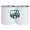 10 oz. White Stainless Steel Short Tumbler Thumbnail